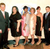 (L to R) Jonathan Howle (Director, Alumni Relations) Wanda Barrera (President, Alpha Sigma Lambda); Stacy Arce (Co-President, Sigma Kappa Delta); Jacqueline Gonzalez (Vice-President, Alpha Sigma Lambda); Elizabeth Rodriguez (Co-President, Sigma Kappa Delta); Mr. Charles Callahan IV (Director, Strategic Initiatives)