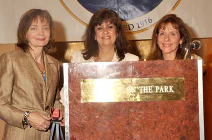 Dean Marianne Zipf (l.) and Dean Marie Dolla (r.) pose with Mrs. Marisa Fordunski (c.) at the 2010 Graduation Recognition Ceremony 